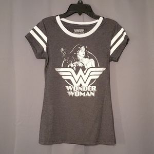 Gray Wonder Woman Graphic Tee